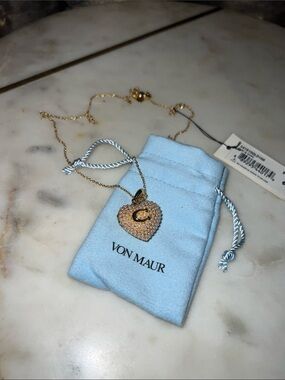 NEW COACH GOLD PEARL LOCKET NECKLACE